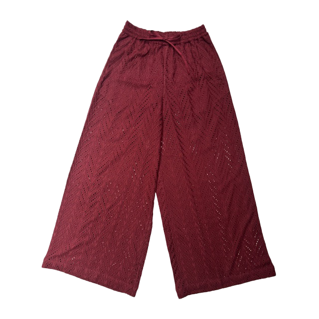 Pants Drawstring Broderie (cola)