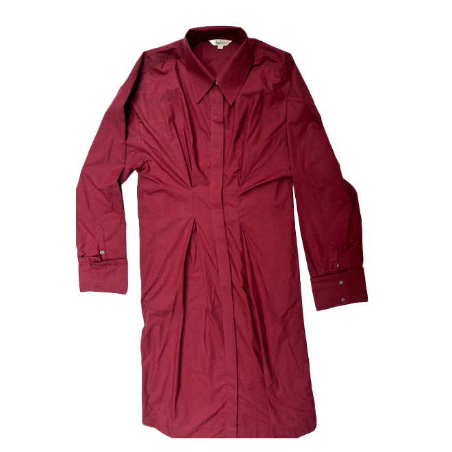 Shirt Dress Poplin (cola)